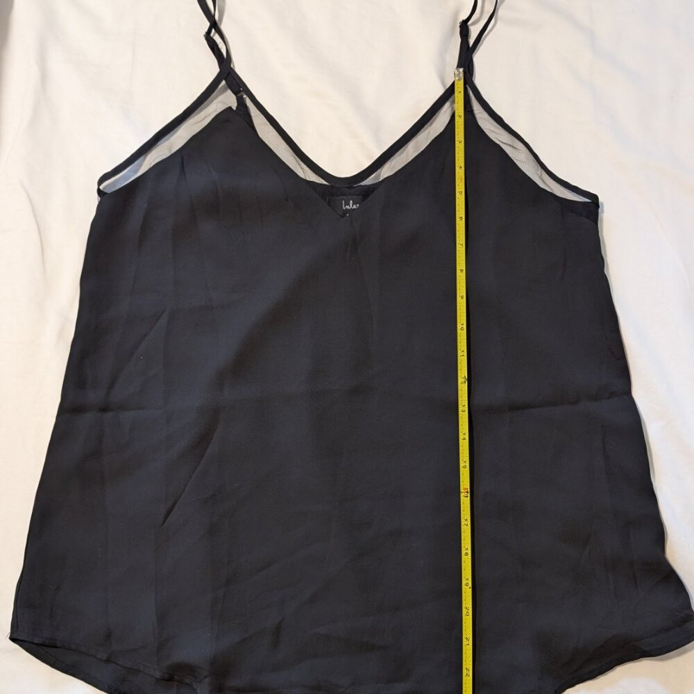 Sweet Fling Black Mesh Tank Top Lulus - Picture 7 of 8